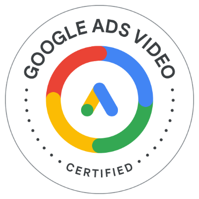 Certificado Google Ads - Campanhas de vídeo